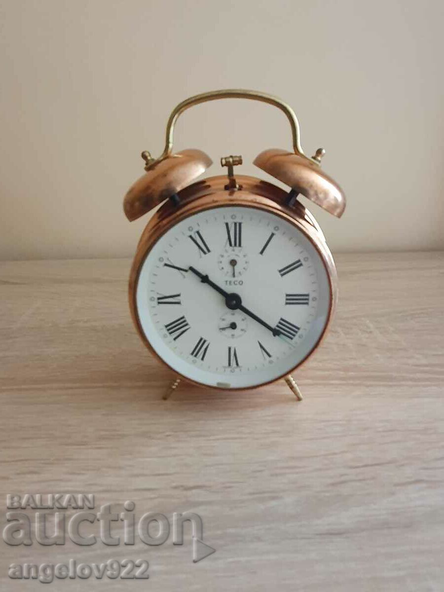 Vechiul ceas cu alarmă TECO german