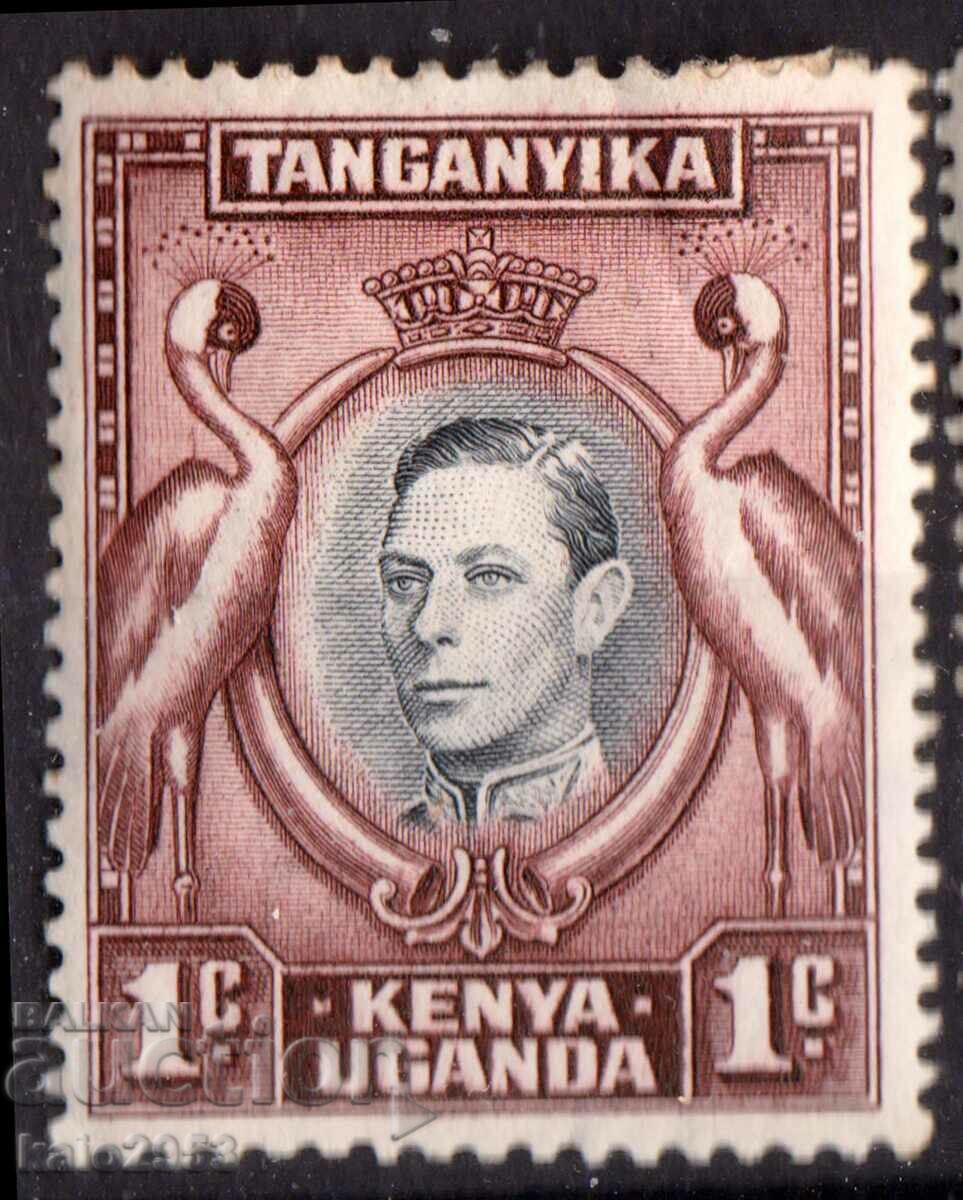GB/Kenya, Tang., Uganda-1937-Regular-KG VI,MLH