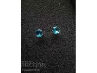 Silver earrings with Topaz 1.6ct
