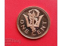 Island of Barbados-1 cent 1973-matte-gloss/the coin is from SET/
