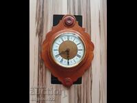 Beautiful wooden wall clock WORKING!