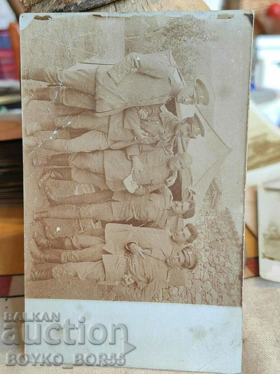 Veche fotografie militară bulgară Primul Război Mondial