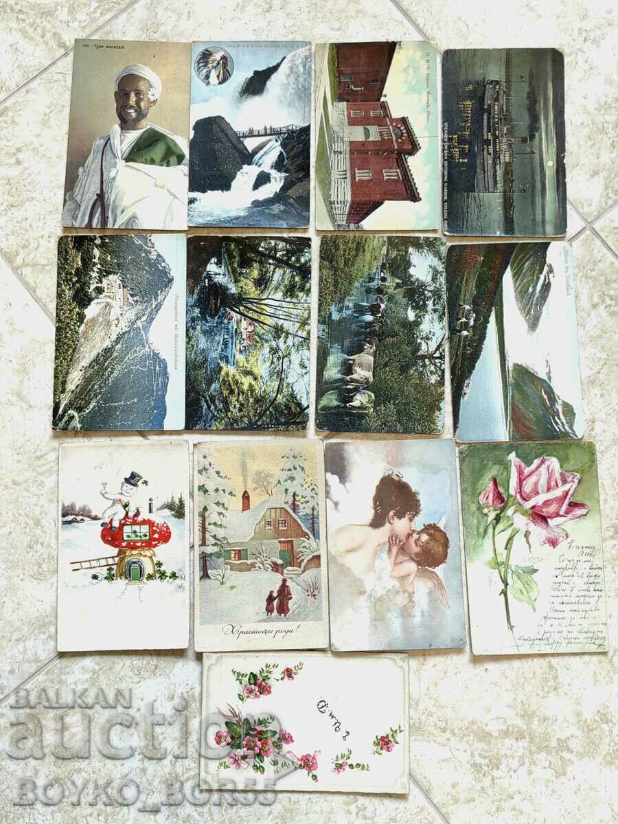 Old Postcards from the beginning of the 20th century, 13 pcs.