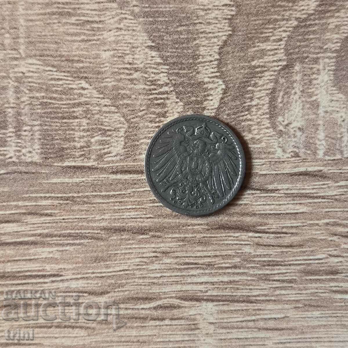 Germany 5 Pfennig 1906 'G' - Karlsruhe with price 4.00 BGN | € 2.05 Germany 5 Pfennig 1906 'G' - Karlsruhe with price 4.00 BGN | € 2.05