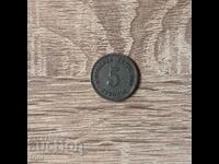 Γερμανία 5 Pfennig 1906 'G' - Καρλσρούη