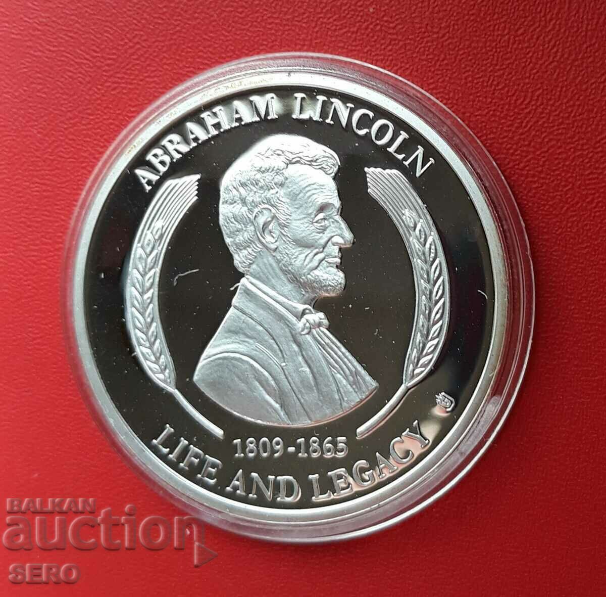 САЩ-медал-Абрахам Линкълн 1809-1865