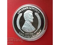 САЩ-медал-Абрахам Линкълн 1809-1865
