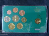 Franța 1999-2004 - Euro stabilit de la 1 cent la 2 euro + 10 cenți