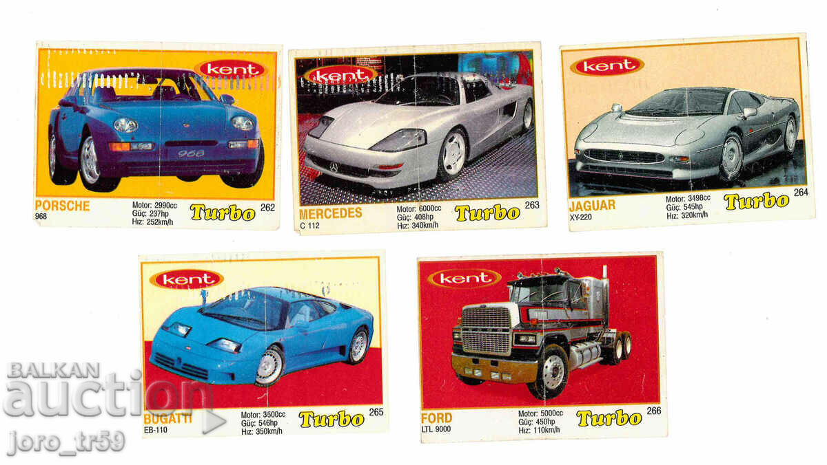 Multe poze cu gumă de mestecat Turbo/Turbo - 5 buc.