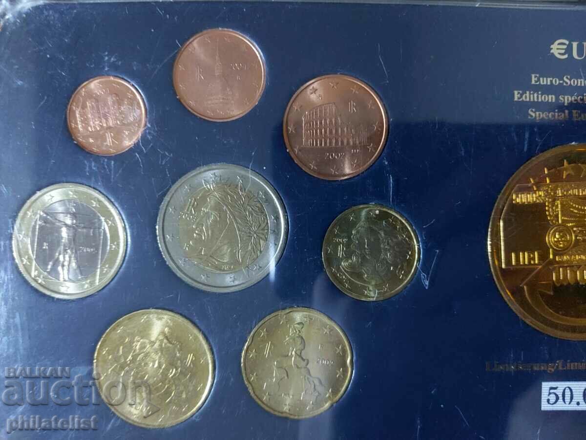 Италия 2002-2005 - Евро сет от 1 цент до 2 евро + медал с цена 24.00 лв. | € 12.27 Италия 2002-2005 - Евро сет от 1 цент до 2 евро + медал с цена 24.00 лв. | € 12.27