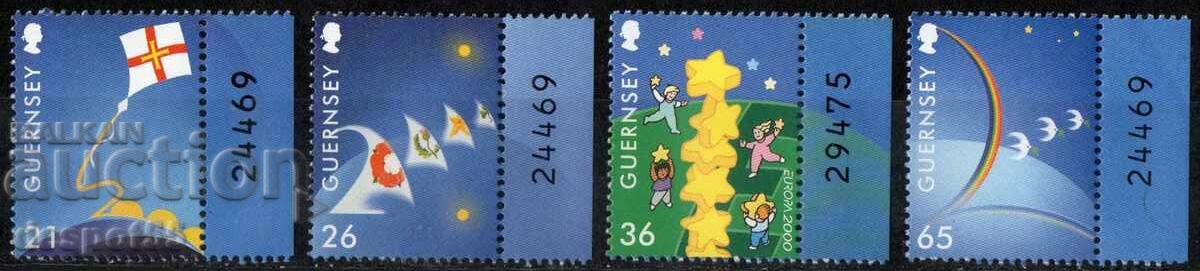 2000. Guernsey. EUROPE - Tower of 6 stars.