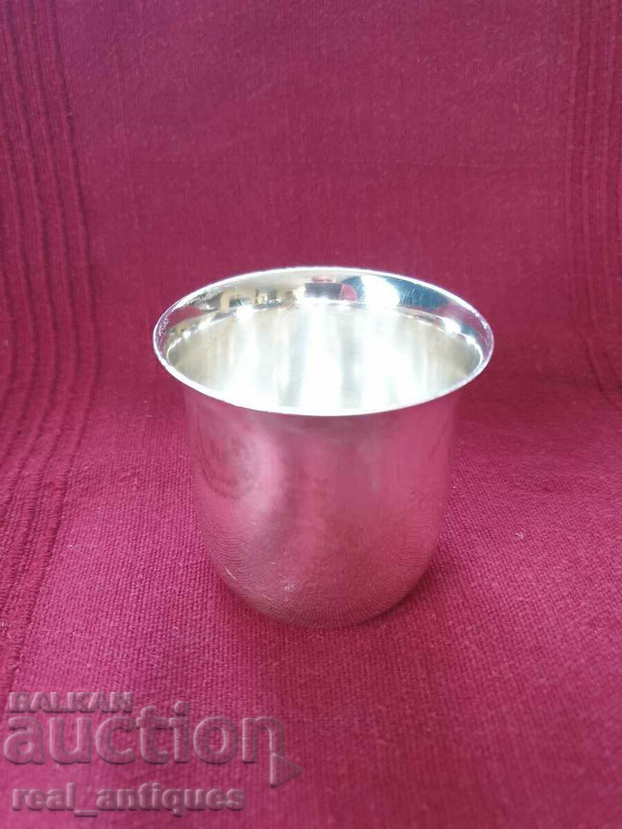 Silver plated cup