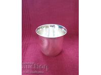 Silver plated cup