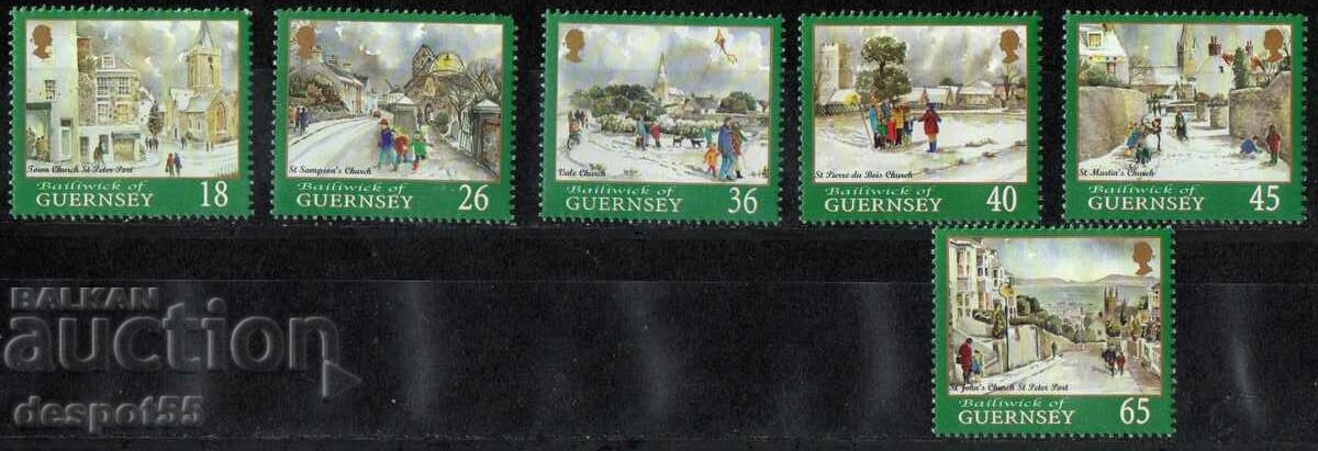 2000. Guernsey. Crăciun.