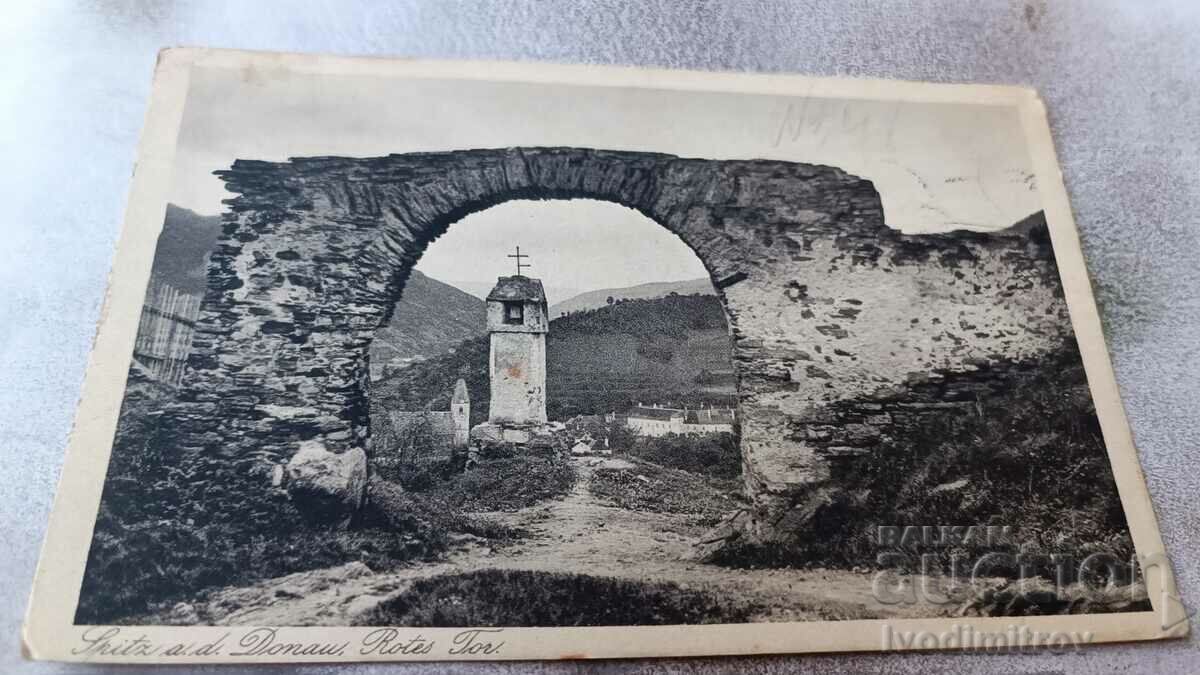 Postcard Spitz a. d. Donau Rotes Jor 1943