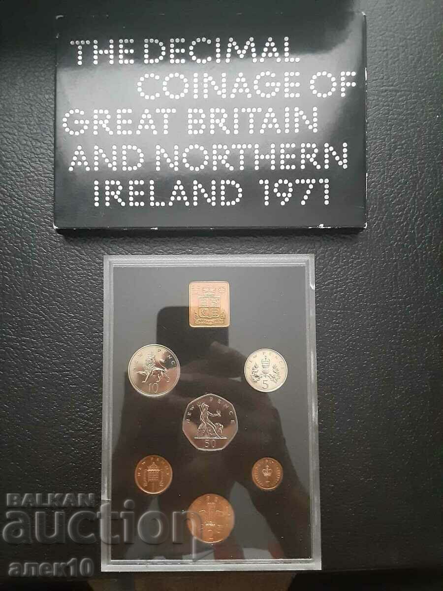 Великобритания  сет  1971