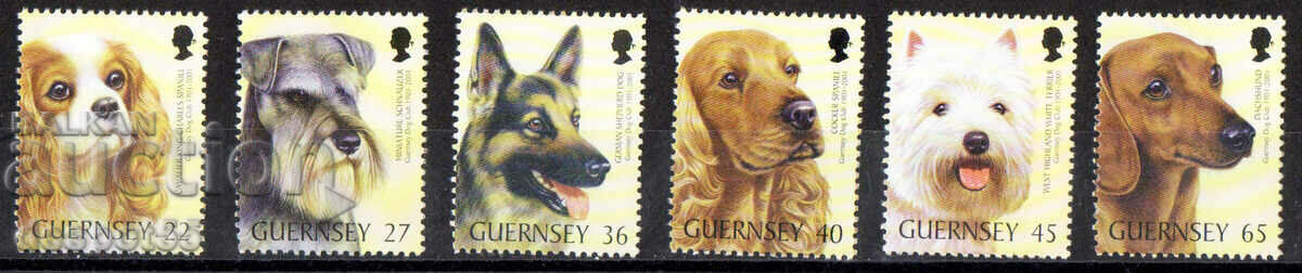 2001. Гуернсей. 100-годишнина на Кучешкото общество - Гърнси