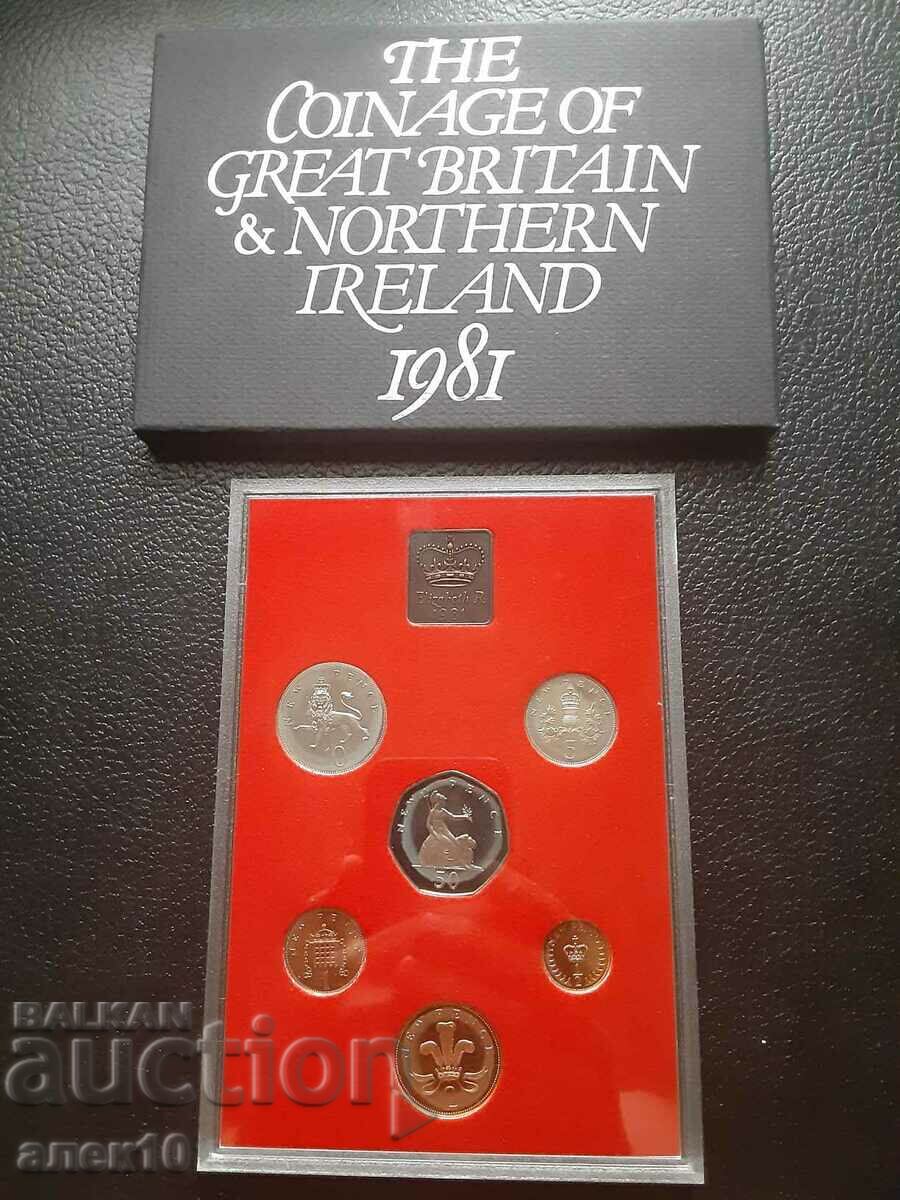 Великобритания  сет  1981