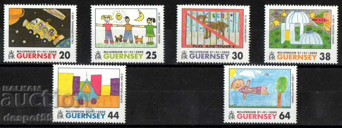 2000. Guernsey. Concurs internațional de desen pentru copii