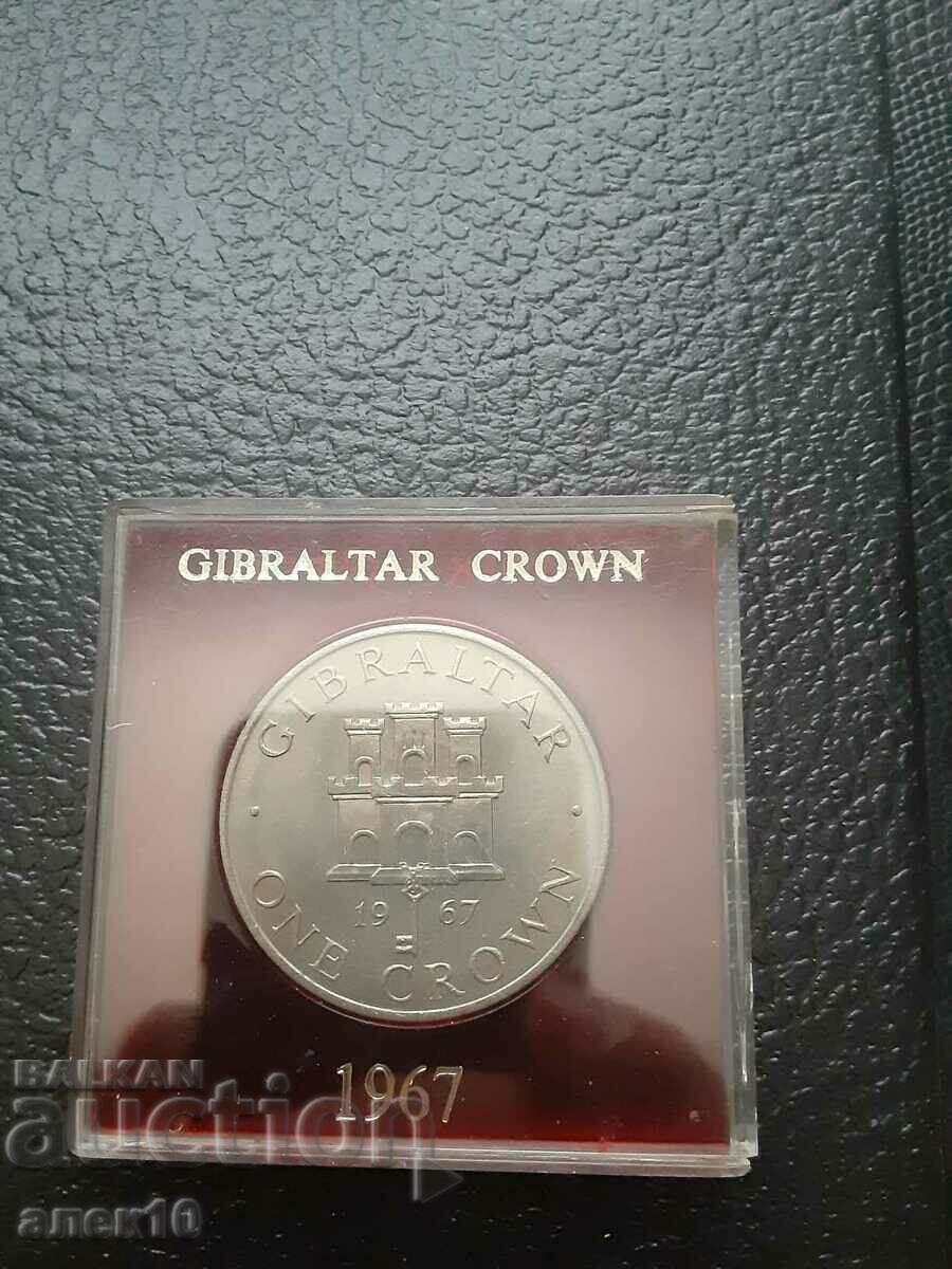Гибралтар  1  кроун  1967