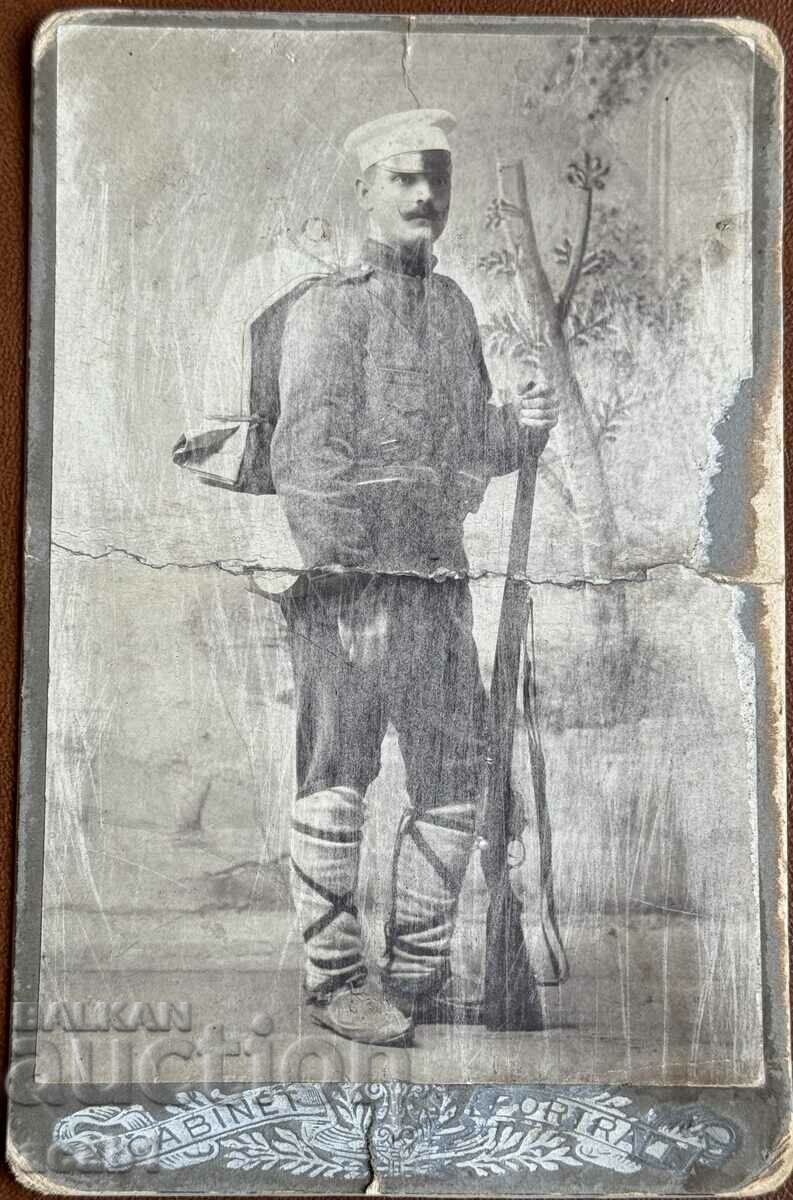 The Balkan War Soldier in battle gear
