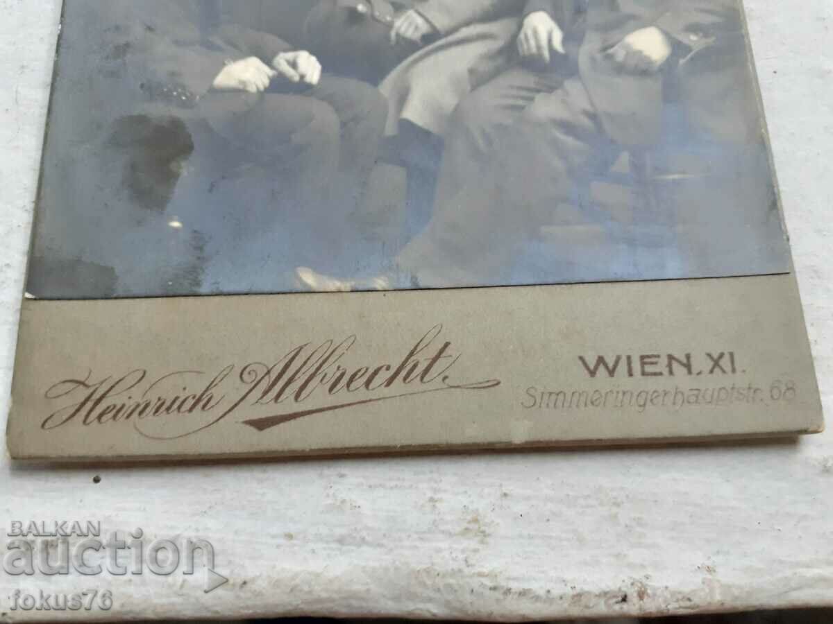 Auction Old Austria photo - thick cardboard - men Auction Old Austria photo - thick cardboard - men