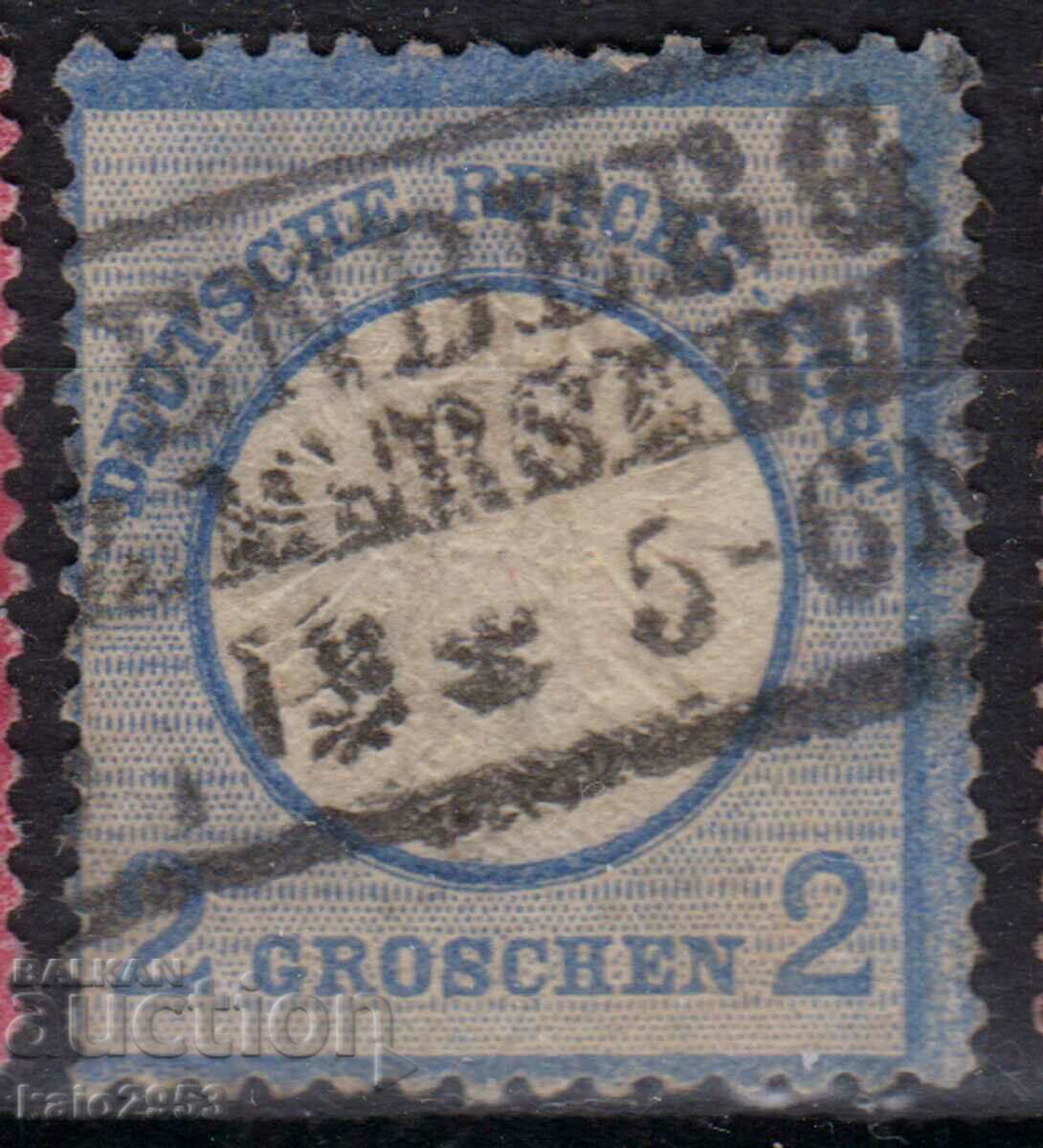 Γερμανία Ράιχ-1872-Αετός ανακούφισης με μεγάλη ασπίδα-ΚΛΑΣΙΚΟ, σφραγίδα