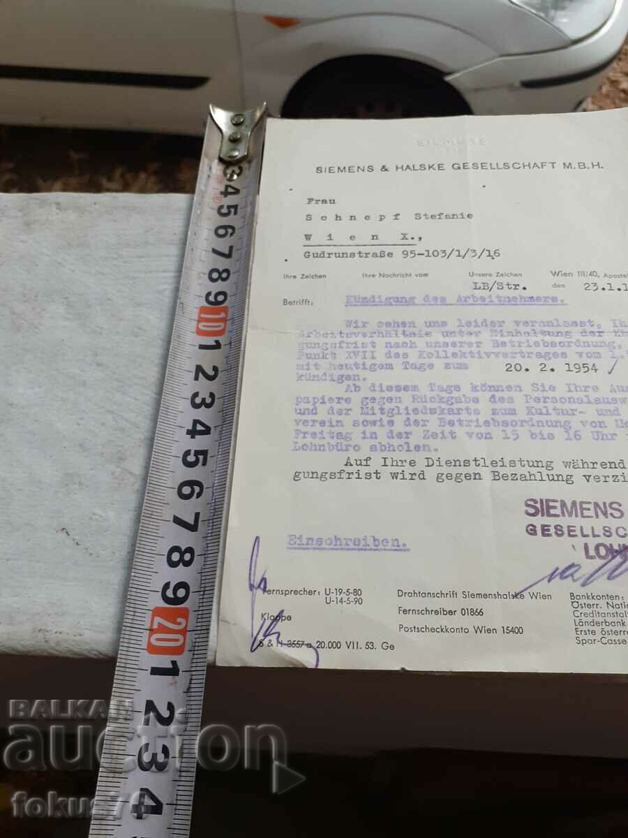 Παλιό έγγραφο της Siemens - 6 Παλιό έγγραφο της Siemens - 6