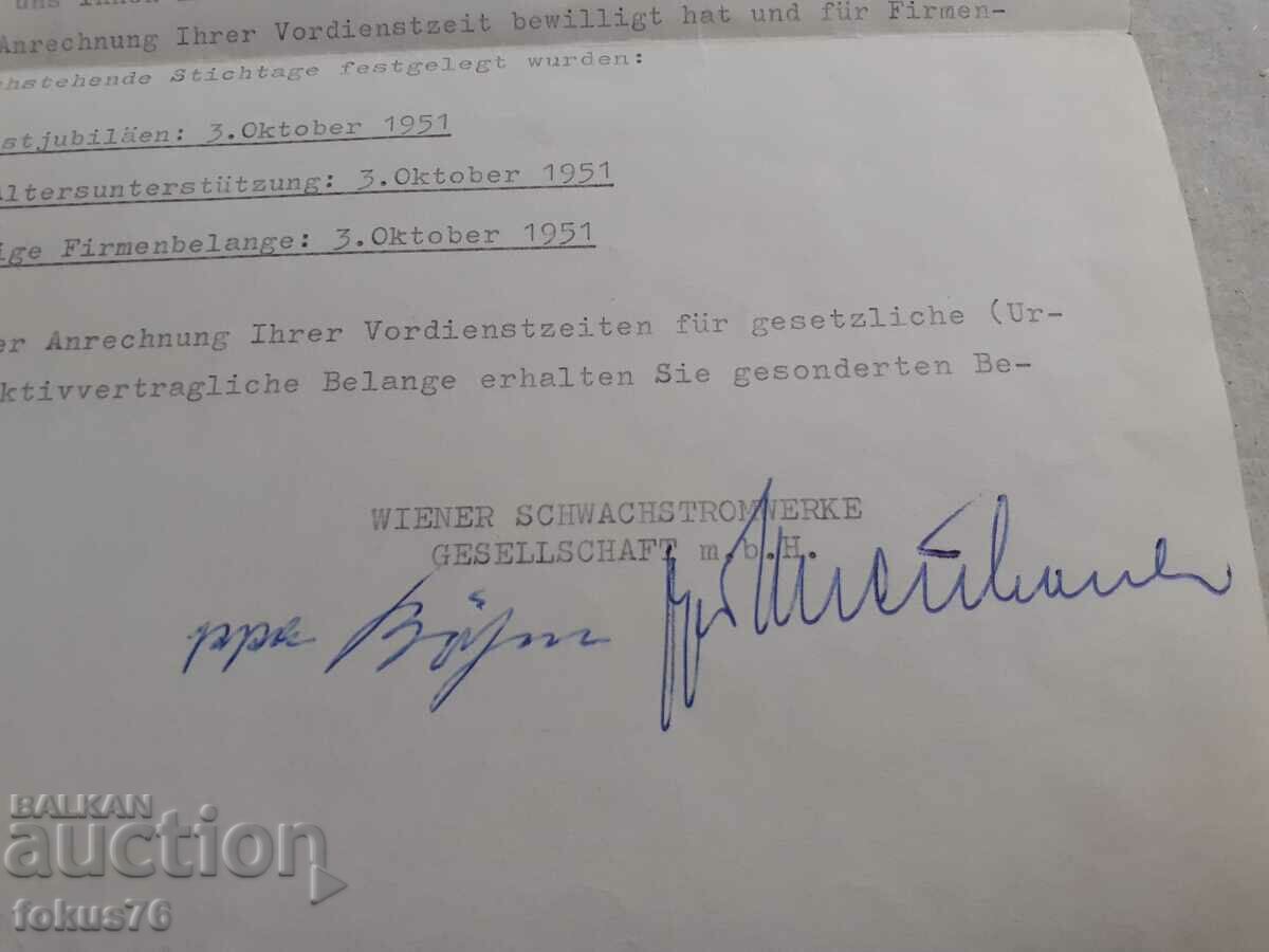 Old document Austria - 5 Old document Austria - 5