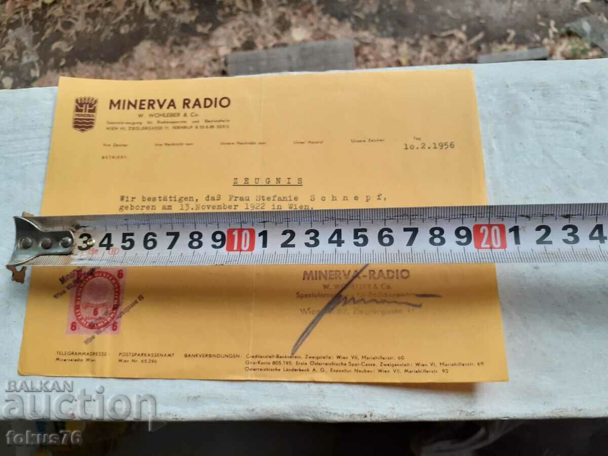 Old Minerva Radio document - 6 Old Minerva Radio document - 6