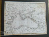 MAP - BLACK SEA, BULGARIA -1826 - COPY