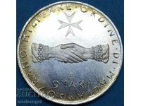 Malta 9 Tare 1976 PROOF 9g argint