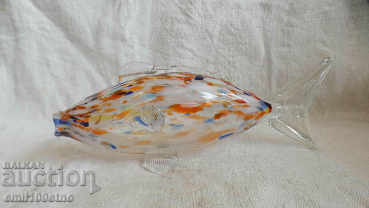 Figure Fish - handmade multi-colored Murano glass with price 19.00 BGN | € 9.71
