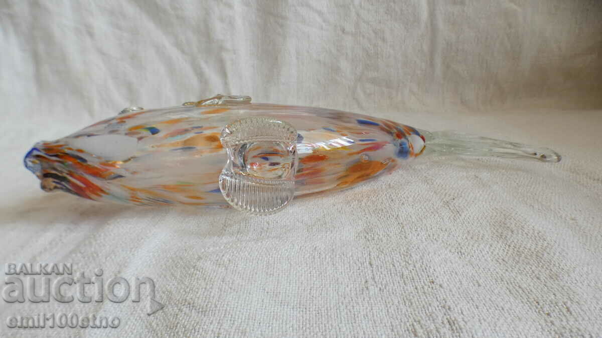 Figure Fish - handmade multi-colored Murano glass - 5