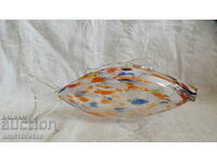 Figure Fish - handmade multi-colored Murano glass
