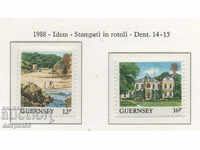 1988. Guernsey. Τακτική έκδοση - Γραμματόσημα σε ρολό.