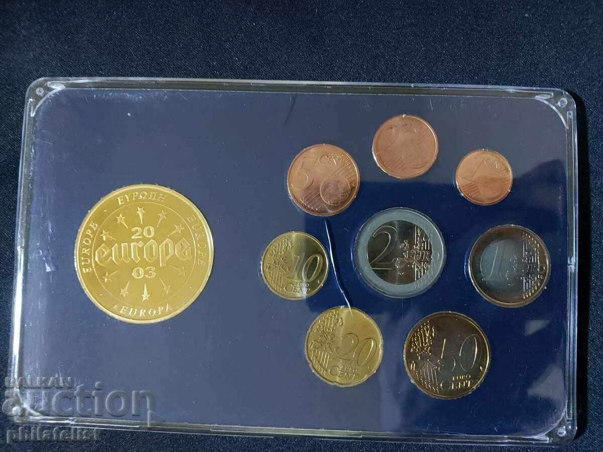 Δημοπρασία Λουξεμβούργο 2004 - Ευρώ σετ από 1 σεντ έως 2 ευρώ + μετάλλιο Δημοπρασία Λουξεμβούργο 2004 - Ευρώ σετ από 1 σεντ έως 2 ευρώ + μετάλλιο