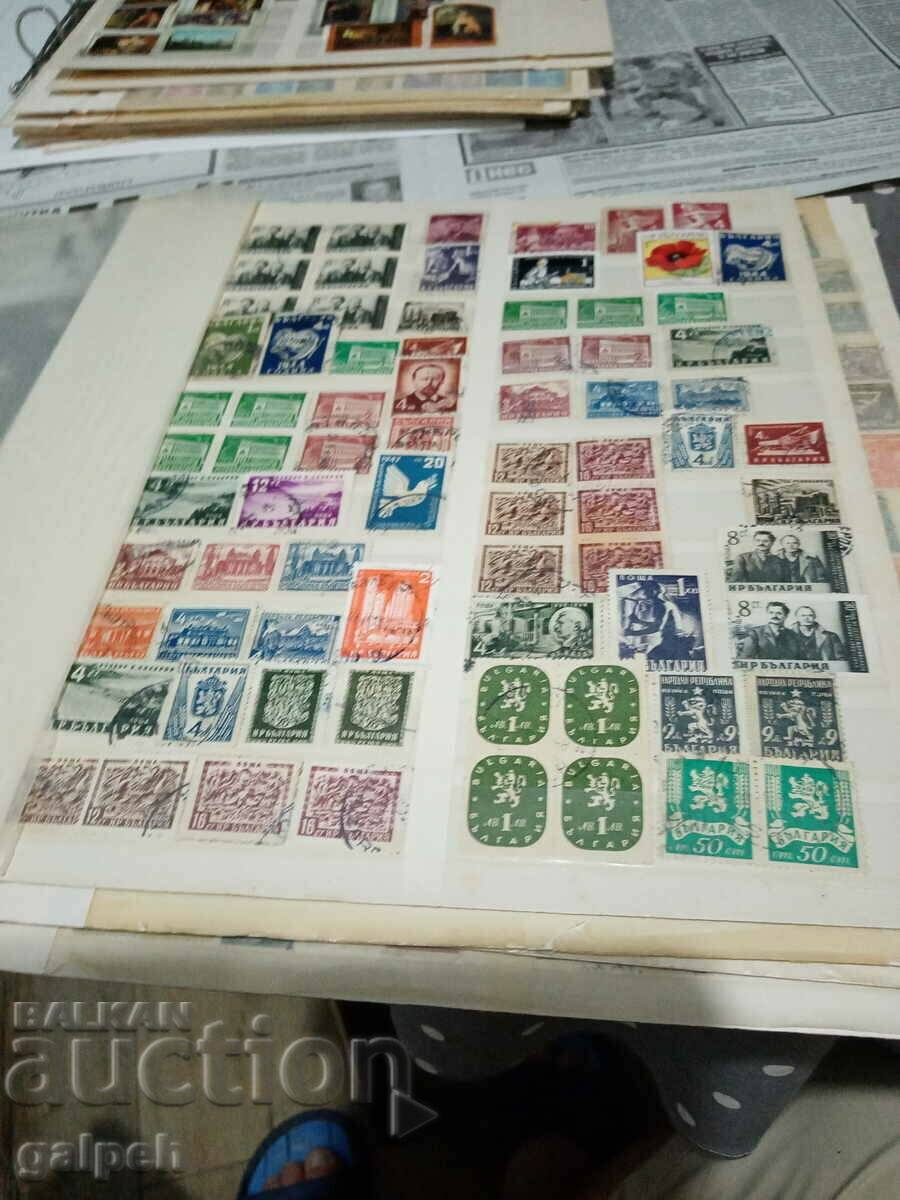 POSTAL STAMPS - NR BULGARIA - 75 PCS.