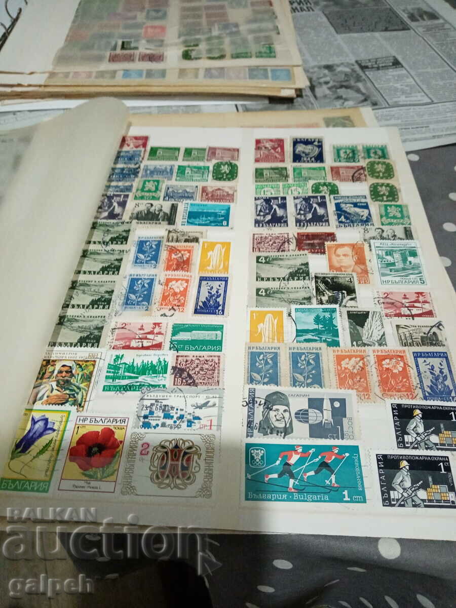 POSTAL STAMPS - NR BULGARIA - 75 PCS.