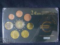 Belgia 2002-2008 - Set Euro - Seria UNC de la 1 Cent la 2 Euro