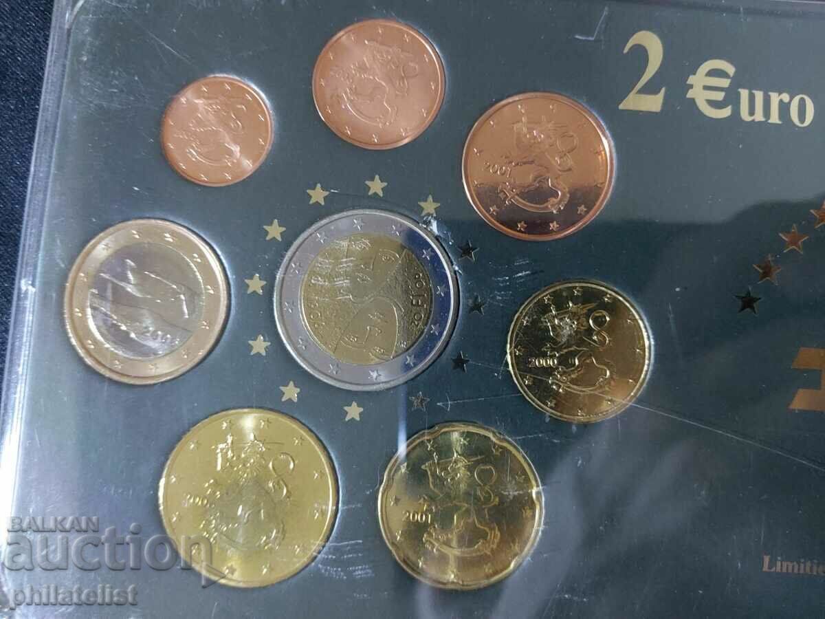 Finland 2000-2006 - Euro Set Series 1 Cent to 2 Euro UNC with price 25.00 BGN | € 12.78 Finland 2000-2006 - Euro Set Series 1 Cent to 2 Euro UNC with price 25.00 BGN | € 12.78