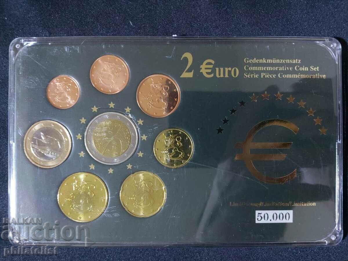 Finland 2000-2006 - Euro Set Series 1 Cent to 2 Euro UNC