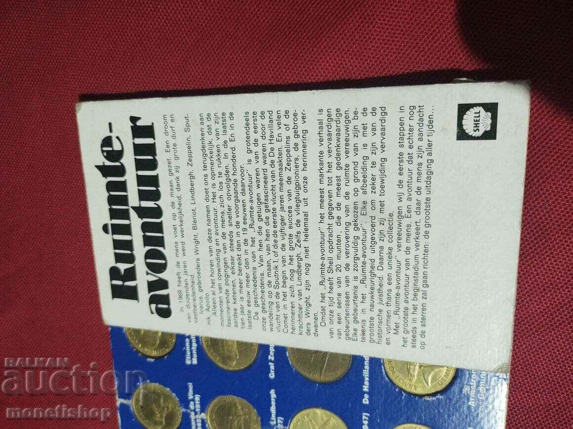 Shell collection 30 pcs. Tokens on the theme of space and aviation. - 6 Shell collection 30 pcs. Tokens on the theme of space and aviation. - 6