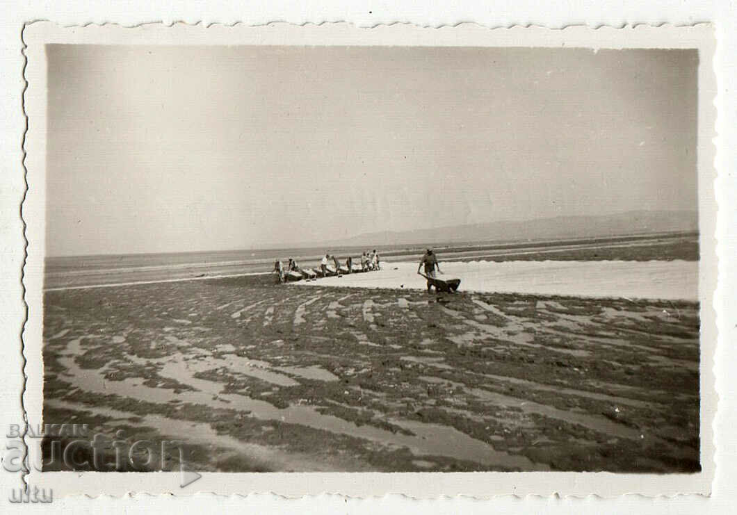 България, Бургас, 1935 г., Солниците - оригинална снимка