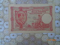 Belgium quite rare 1944 1000 fr. .- banknote Copy
