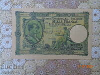 Belgium quite rare 1941 1000 fr. .- banknote Copy