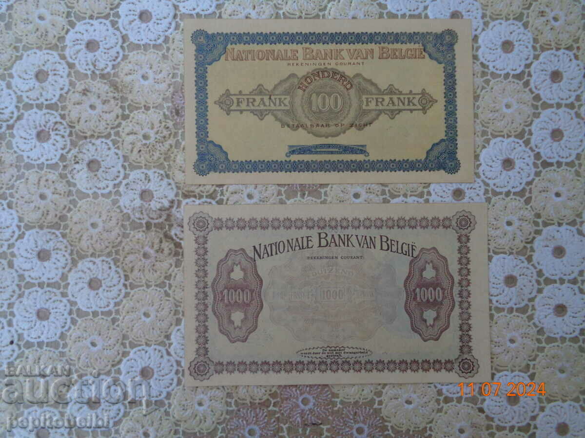 Belgium rare francs 1914 - banknotes Copies with price 16.00 BGN | € 8.18 Belgium rare francs 1914 - banknotes Copies with price 16.00 BGN | € 8.18