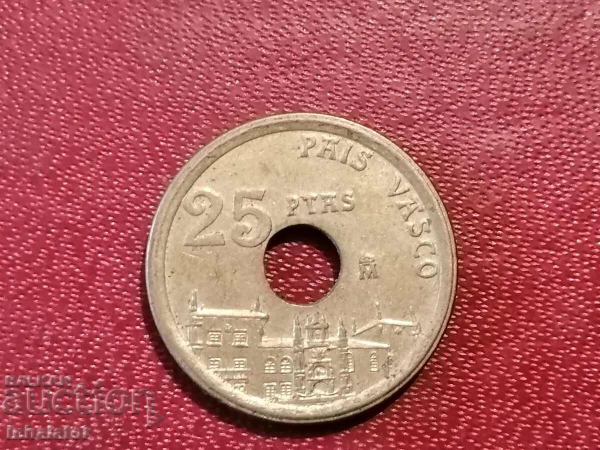 25 pesetas 1993 Spania