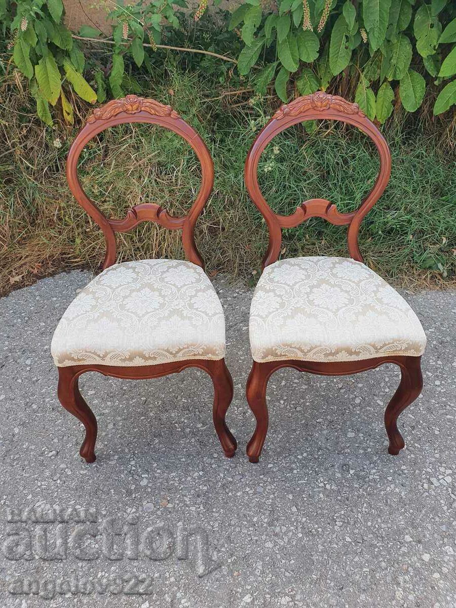 Beautiful vintage Alsterbro Mobler solid wood chairs
