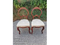 Όμορφες vintage καρέκλες από μασίφ ξύλο Alsterbro Mobler